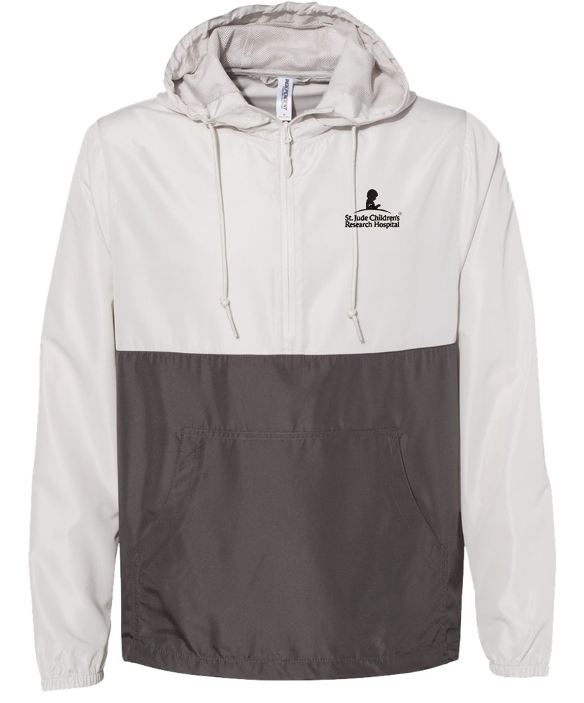 Lightweight Quarter-Zip Windbreaker Pullover - St. Jude Gift Shop